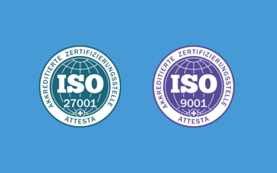 Wir sind ISO 27001:2022 zertifiziert