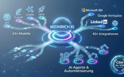 Weihrich KI Update: Neue KI-Modelle, mehr Integrationen und AI Agents (inkl. CRN AI 100, April 2026)