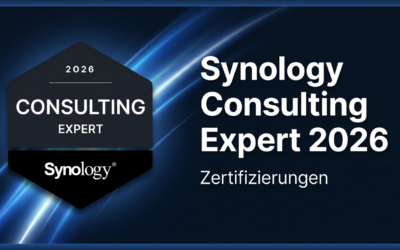 Synology Consulting Expert 2026 – Zertifizierung erfolgreich abgeschlossen